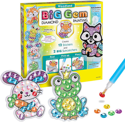 Creativity for Kids Big Gem Diamond Painting Kit - WOODLAND