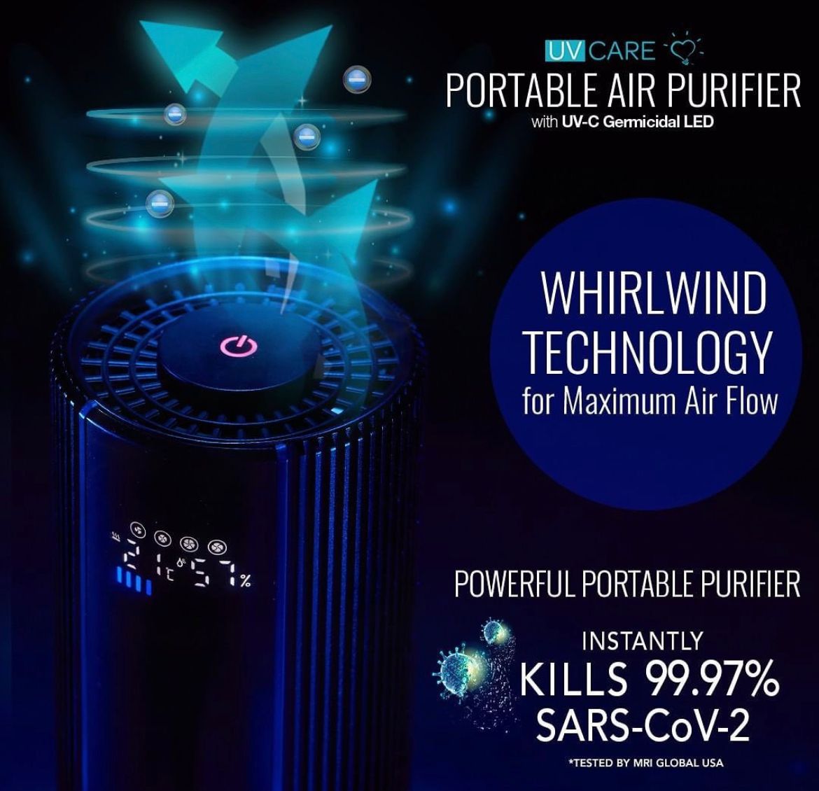 UV Care Portable Air Purifier (InStock)