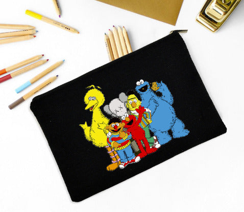 Sesame Street canvas pouch  Pre Order