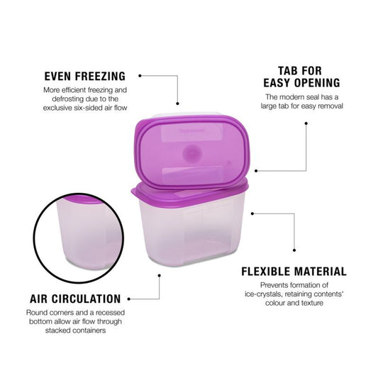 Freezermates 1.2L Set of 2 Purple (Instock)