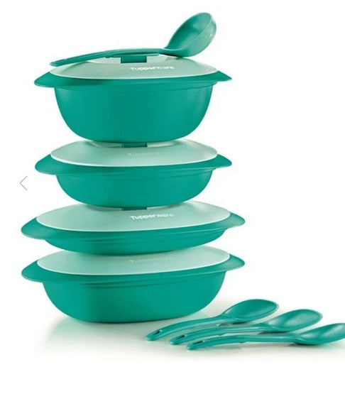 Blossom Serveware Set turquoise (Pre Order)