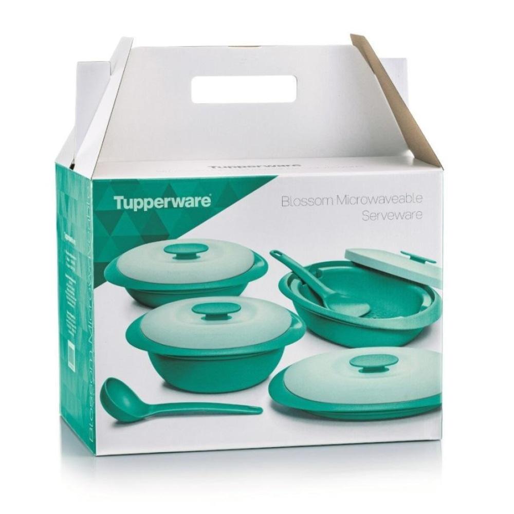 Blossom Serveware Set turquoise (Pre Order)