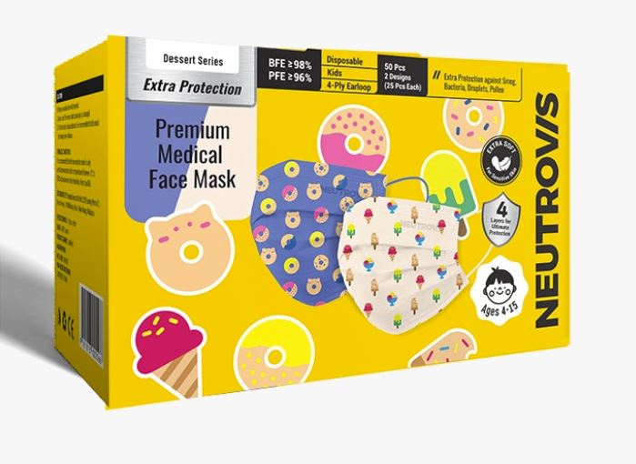 Neutrovis Kids Masks set of 50 (Pre-Order)