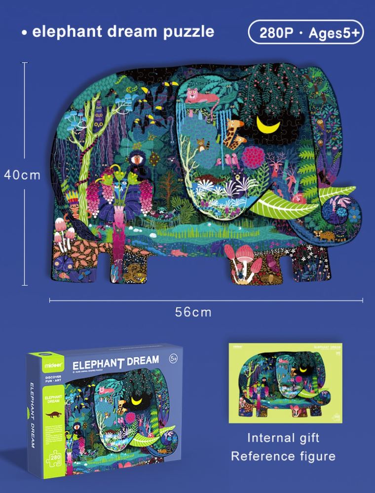 Elephant or Dinosaur puzzle (Pre-Order)