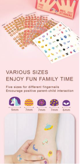 Fashion Nail Stickers - Wonder Princess (Pre-Order)