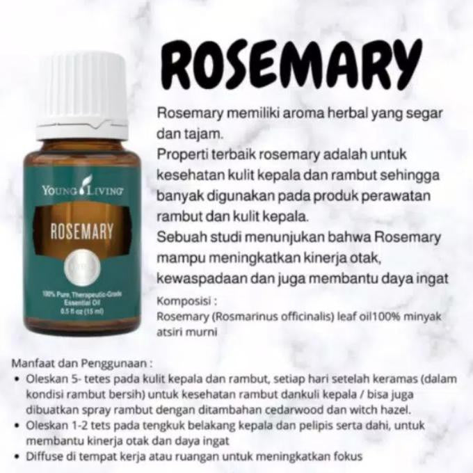 Rosemary Essential Oil 15 ml (Instock)