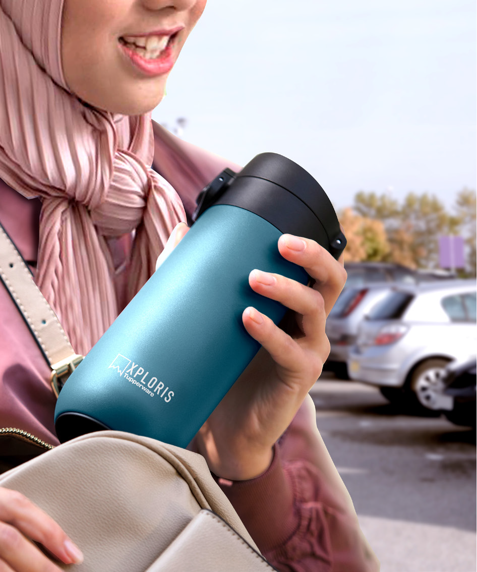 Xploris™ Easy Open Flask (1) 450ml (Otw stock)